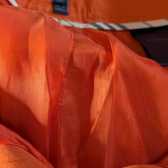 Burberry Orange Straight-Leg Pants - Picture 10 of 13